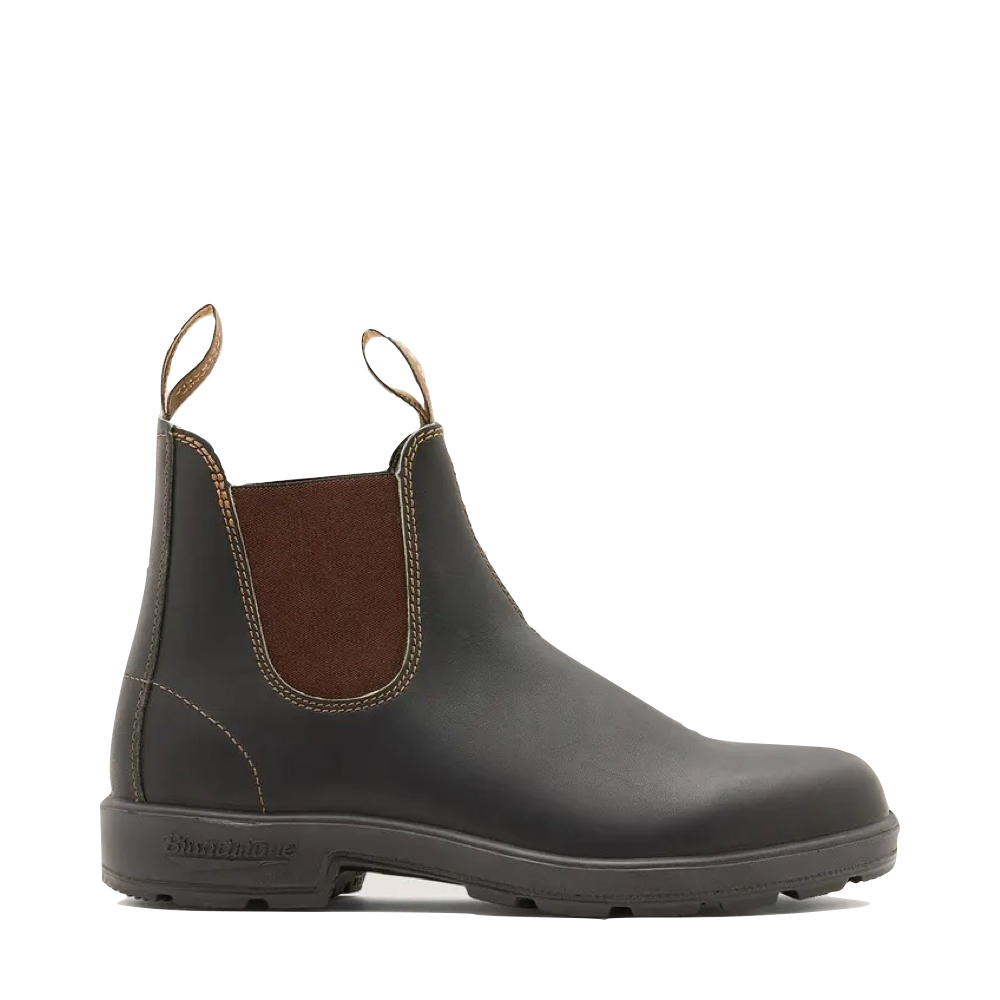 Blundstone 500 Pull On Premium Leather Chelsea Boot Stout Brown