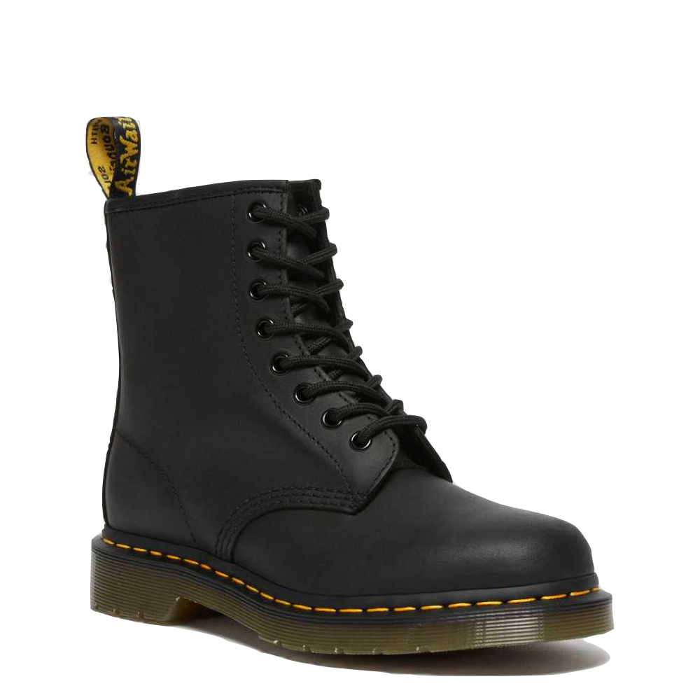 Dr. Martens Men s 1460 8 Eye Greasy Leather Lace Boot in Black V A Bootery INC