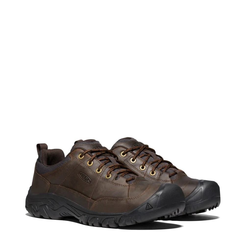 KEEN Men's Targhee III Oxford in Dark Earth/Mulch Brown