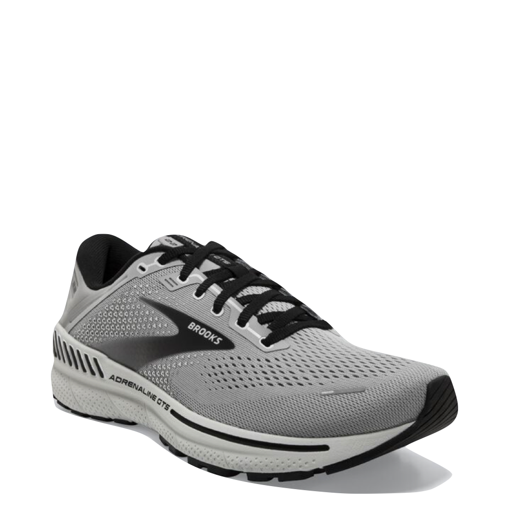 Brooks Men's Adrenaline GTS 22 Mesh Running Sneaker in Alloy/Grey/Blac –  V&A Bootery INC