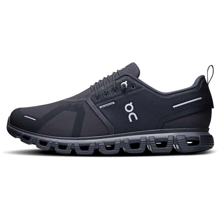 On Men's Cloud 6 Waterproof Sneaker in Black/Black