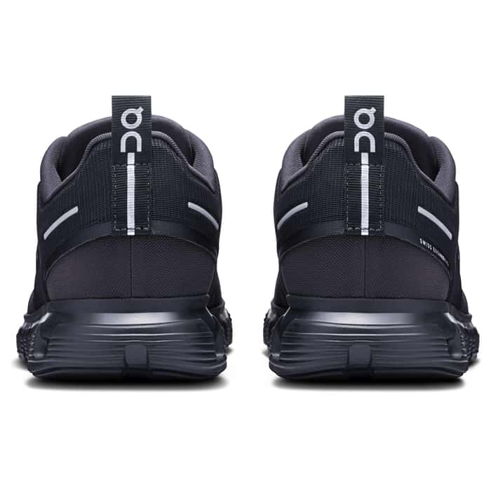 On Men's Cloud 6 Waterproof Sneaker in Black/Black