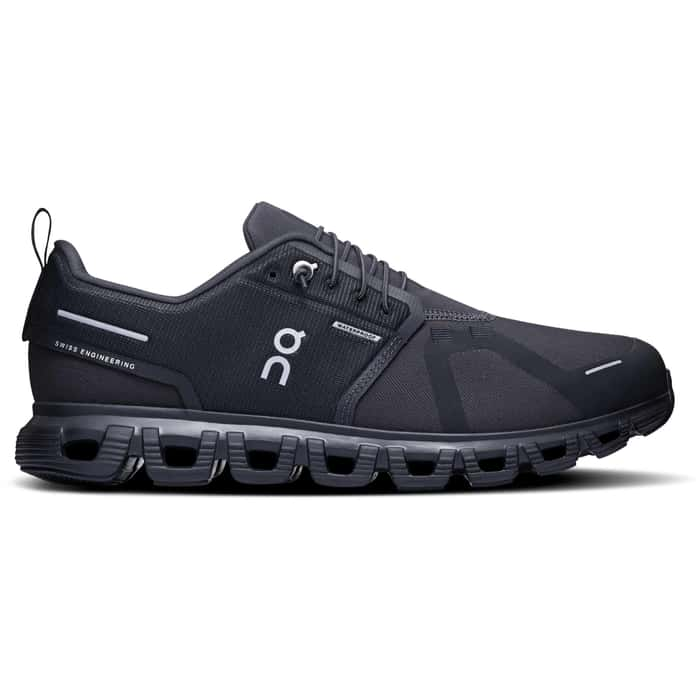 On Men's Cloud 6 Waterproof Sneaker in Black/Black