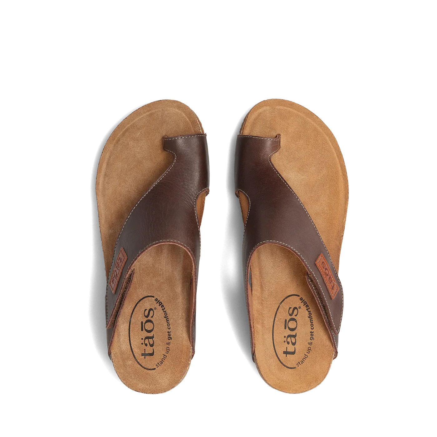 Taos Women's Loop Slide Thong Sandal in Mocha