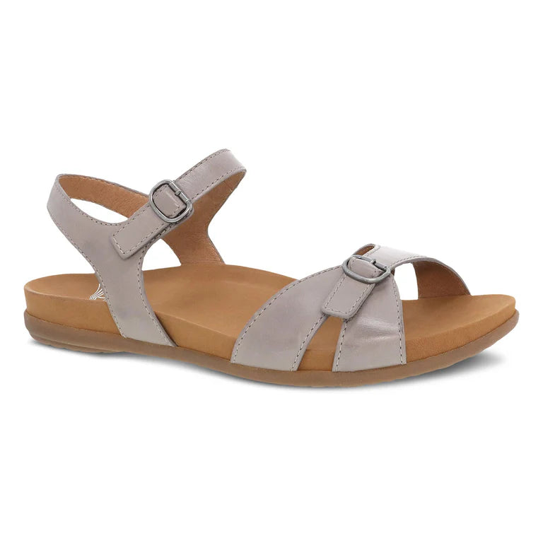 Dansko Women's Judith Leather Sandal in Stone