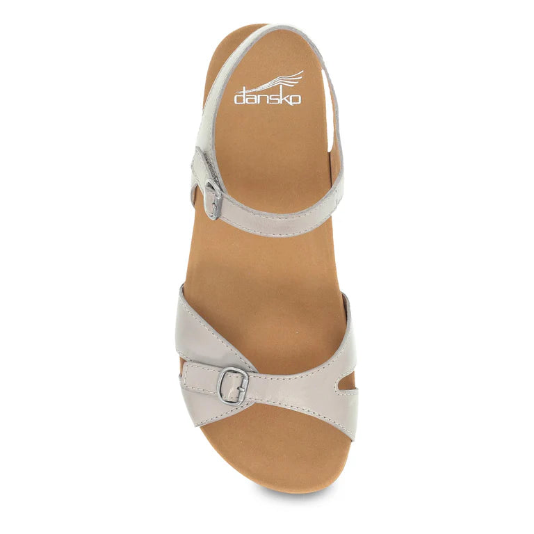 Dansko Women's Judith Leather Sandal in Stone