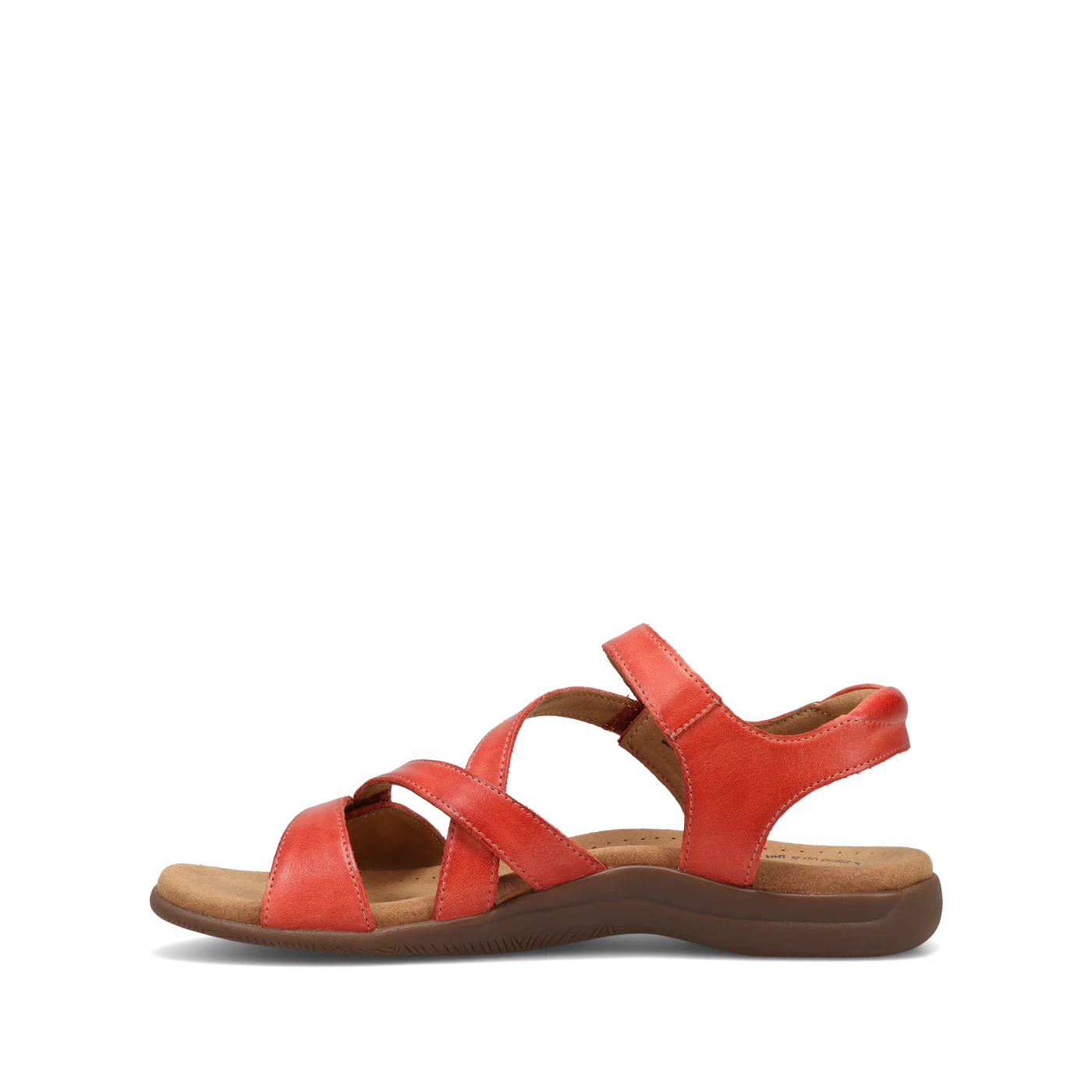 Taos Women's Big Time Sandal in Bruschetta Red