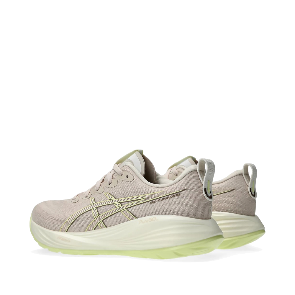 Heel view of Asics Gel Cumulus 27 Sneaker for women.