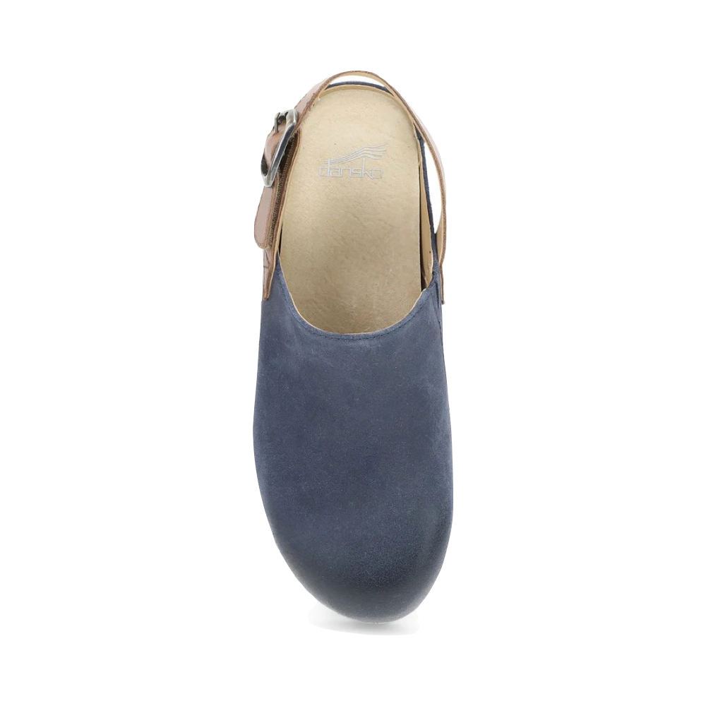 Top-down view of Dansko Merrin Sling Back Clog for women.