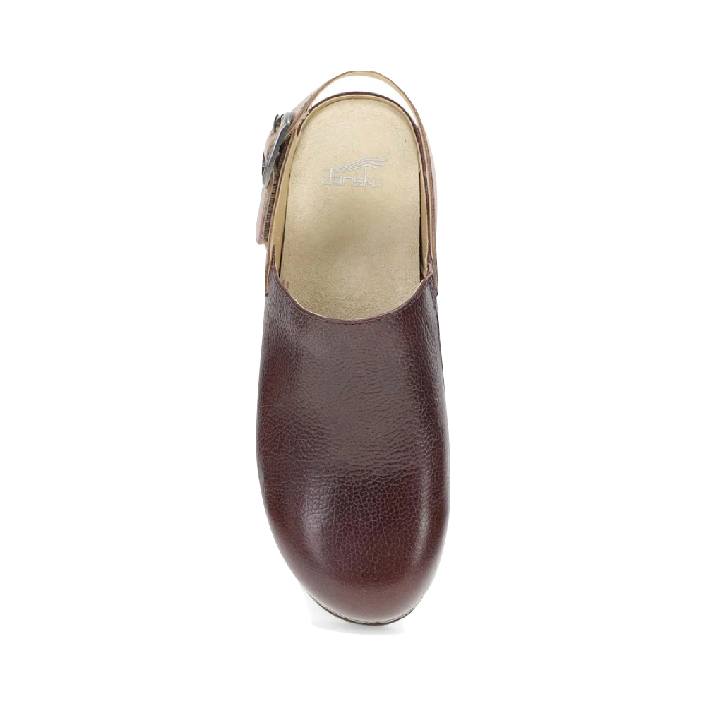 Top-down view of Dansko Merrin Sling Back Clog for women.