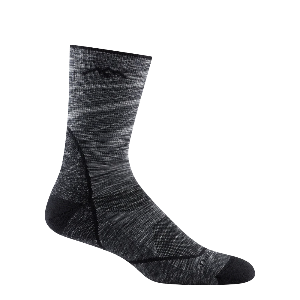 Side (right) view of Darn Tough Light Hiker Micro Crew Lightweight Hiking Sock for men.