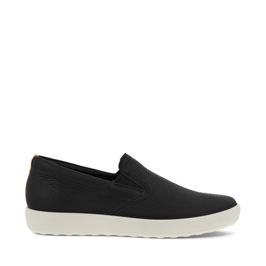 Side (right) view of Ecco Soft 7 Slip On Sneaker for women.