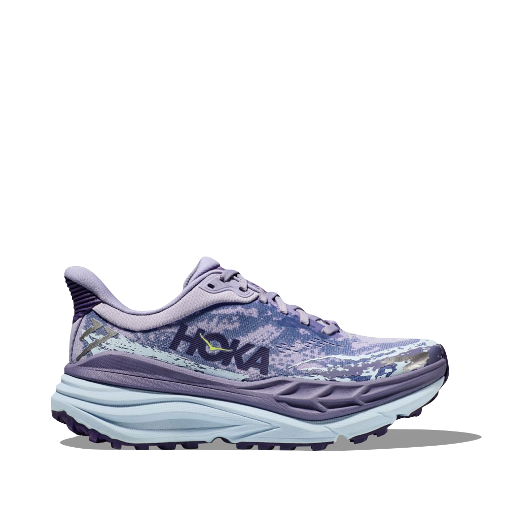 Side (right) view of Hoka Stinson 7 Sneaker for women.