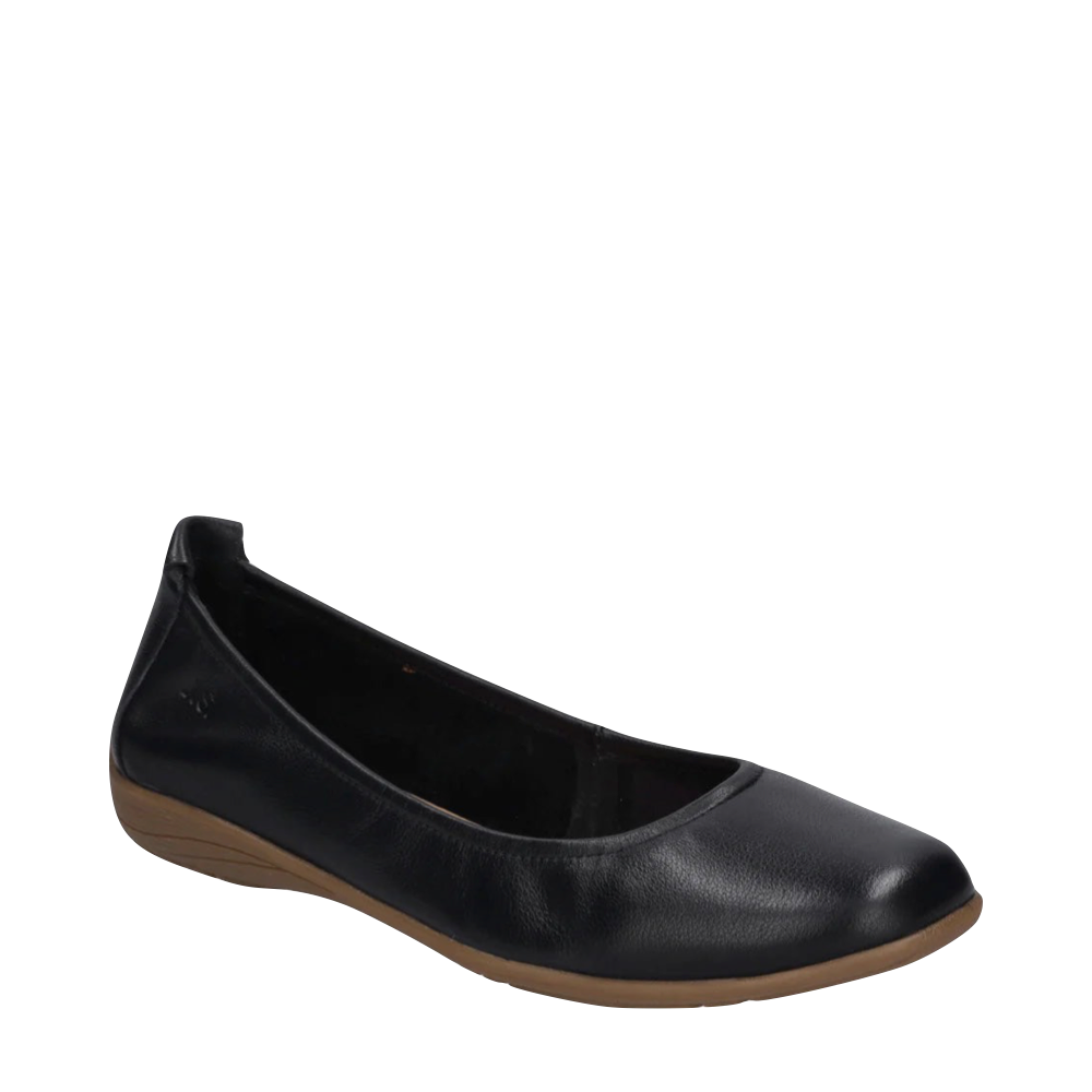 Toe view of Josef Seibel Fenja 01 Leather Flat for women.