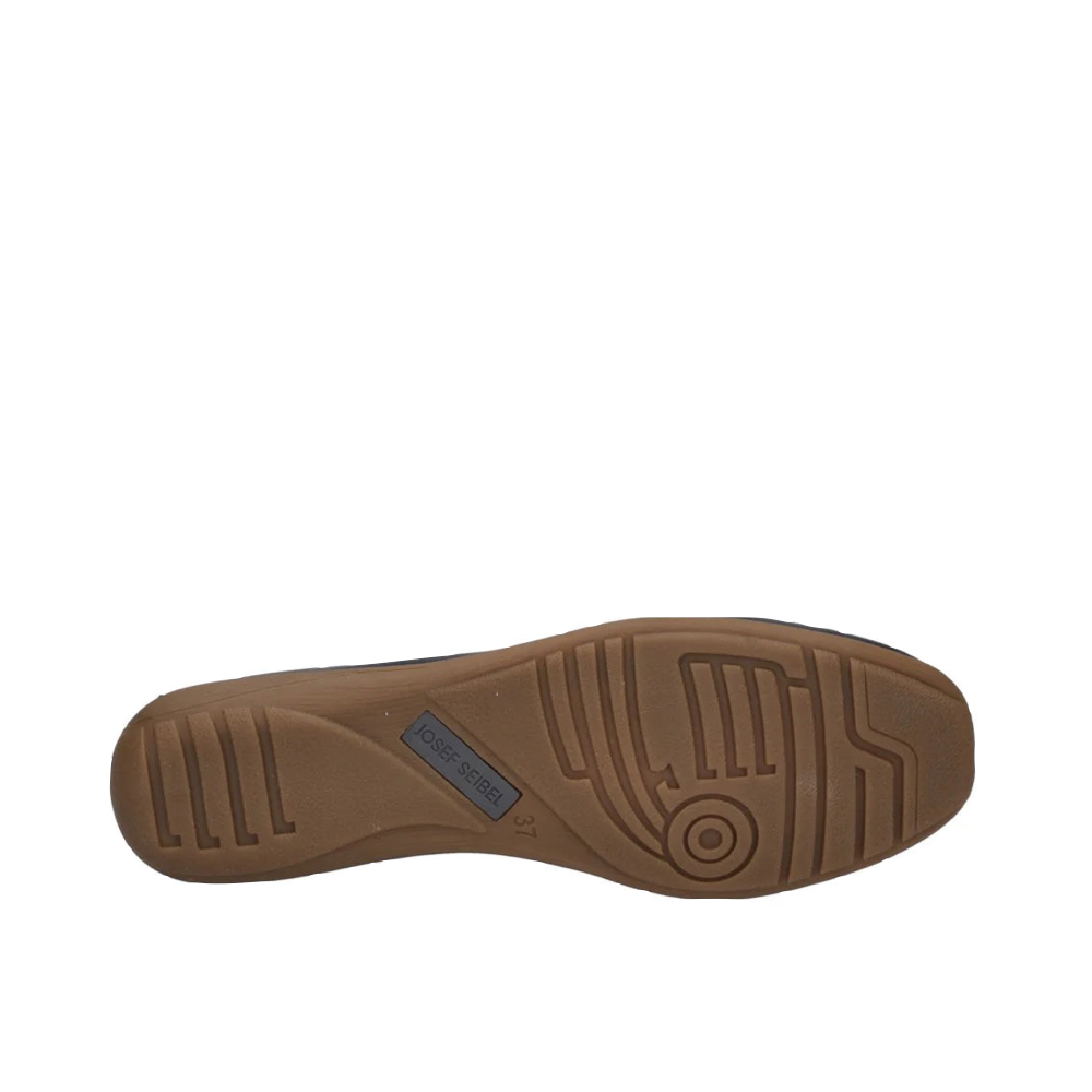 Bottom view of Josef Seibel Fenja 01 Leather Flat for women.