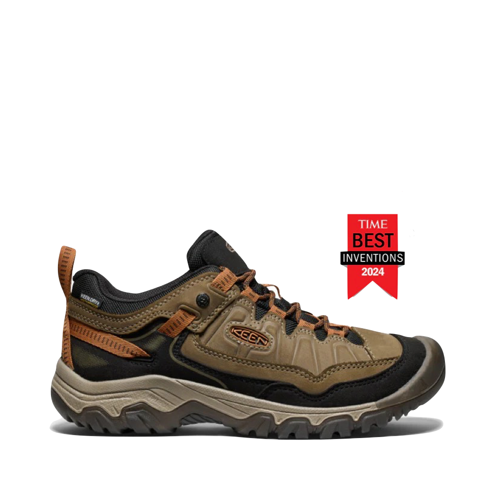 Side (right) view of Keen Targhee IV Waterproof Hiking Shoe for men.