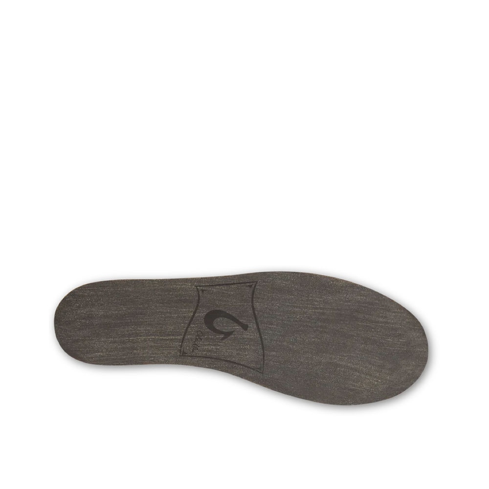 Bottom view of OluKai Nohea Shearling Lined Slipper for women.