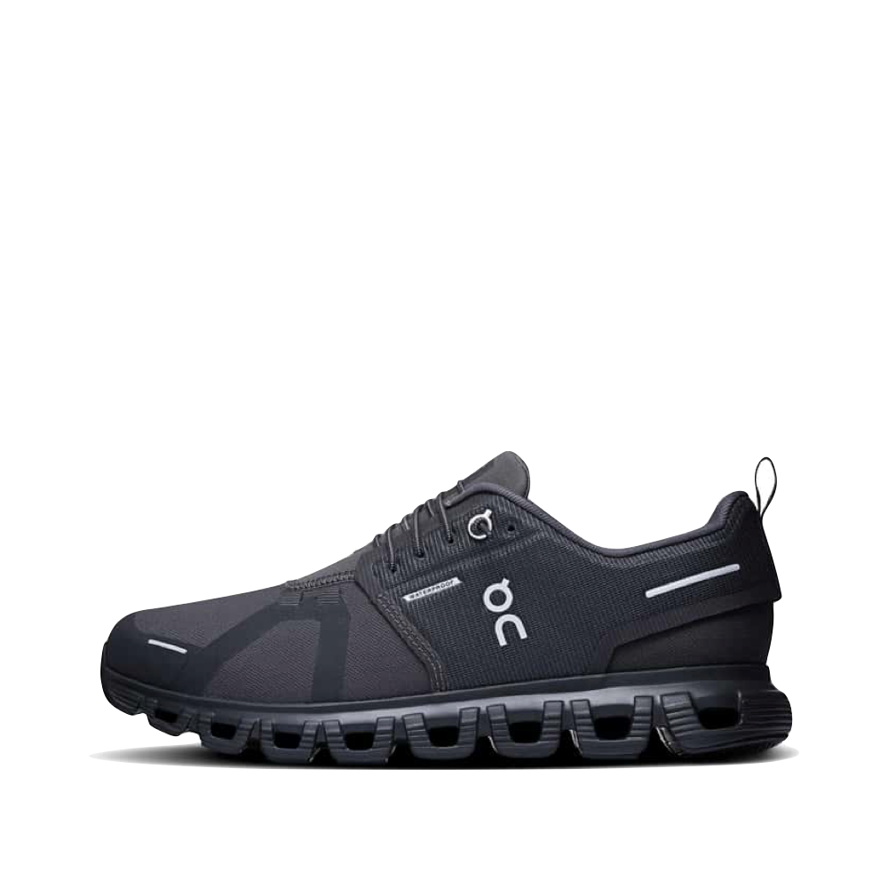 Side (left) view of On Cloud 6 Waterproof Sneaker for women.