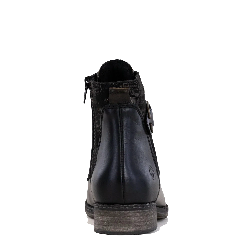 Back view of Remonte Chandra 80 Side Zip Boot for women.