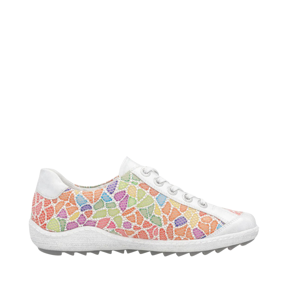 Side (right) view of Remonte Liv 02 Lace Sneaker for women.