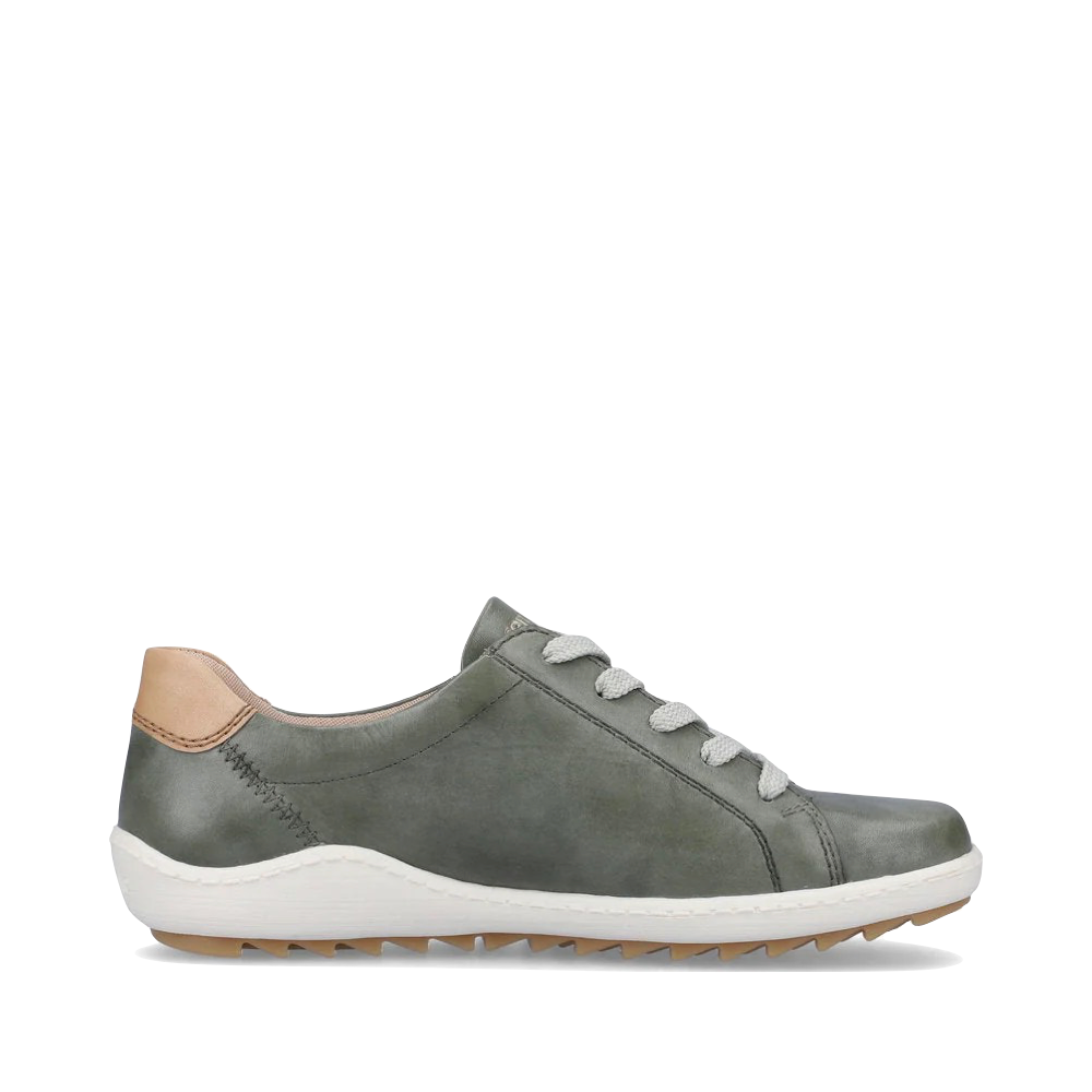 Side (right) view of Remonte Liv 32 Lace Sneaker for women.