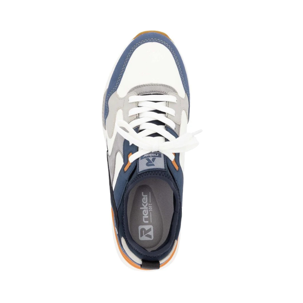 Top-down view of Rieker Justus 03 Sneaker for men.