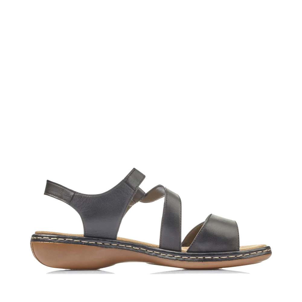 Side (right) view of Rieker Regina C7 Sandal for women.