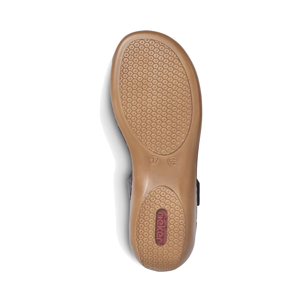 Bottom view of Rieker Regina C7 Sandal for women.