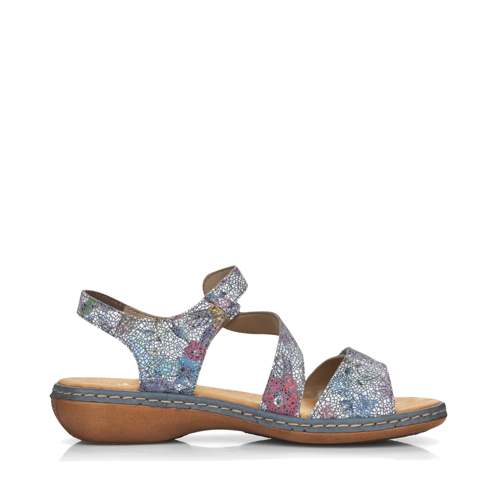 Side (right) view of Rieker Regina C7 Sandal for women.