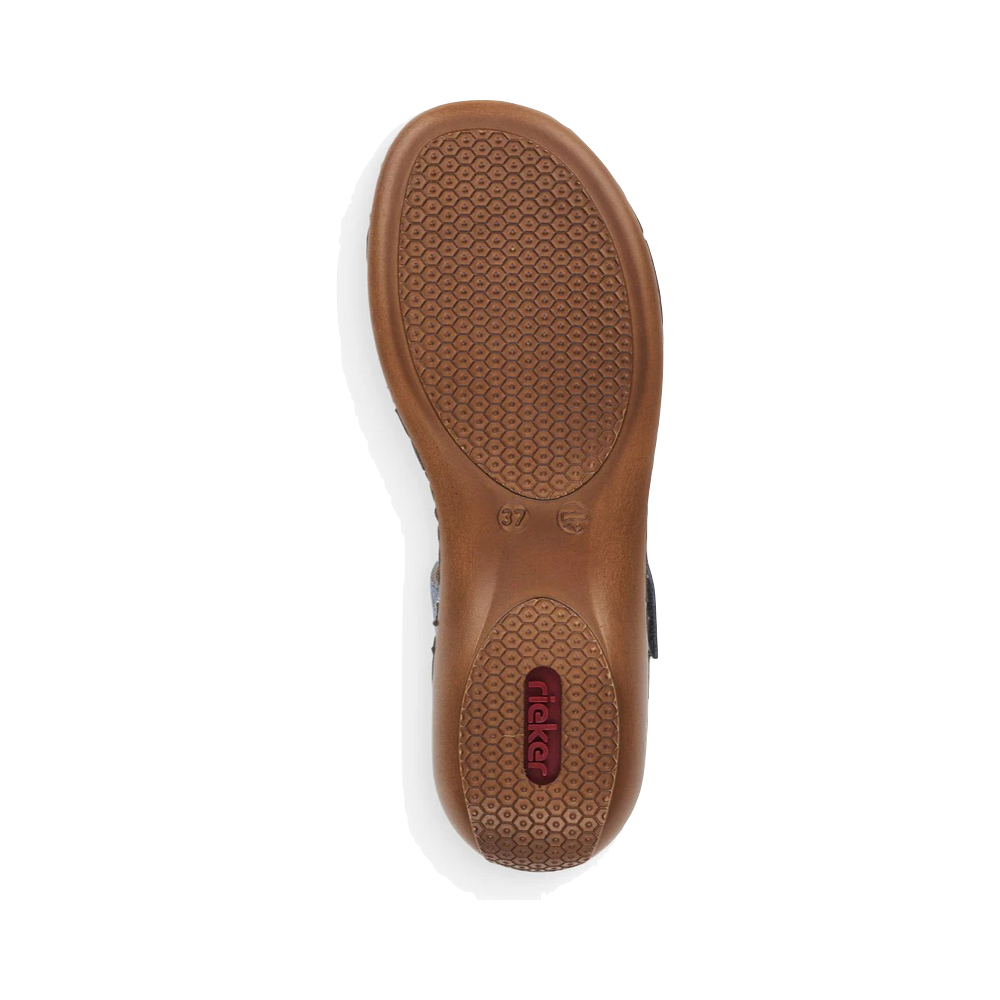 Bottom view of Rieker Regina C7 Sandal for women.