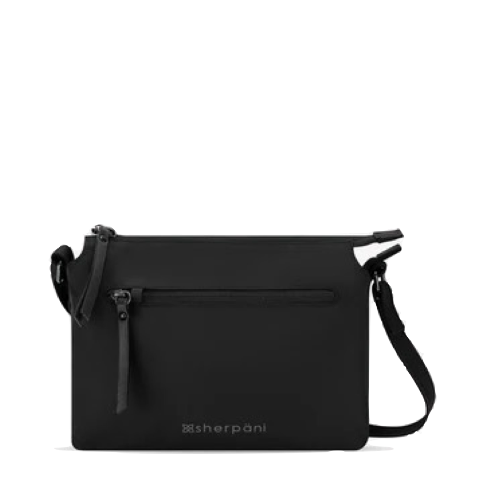 Front view of Sherpani Mei Anti Theft Travel Trio Crossbody Bag. 