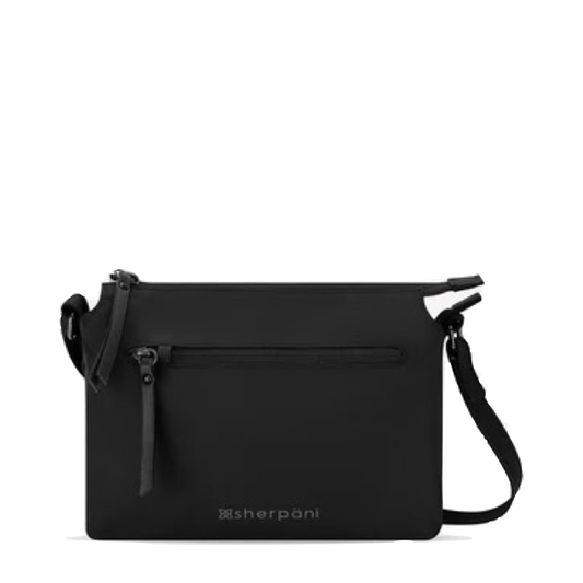 Front view of Sherpani Mei Anti Theft Travel Trio Crossbody Bag. 