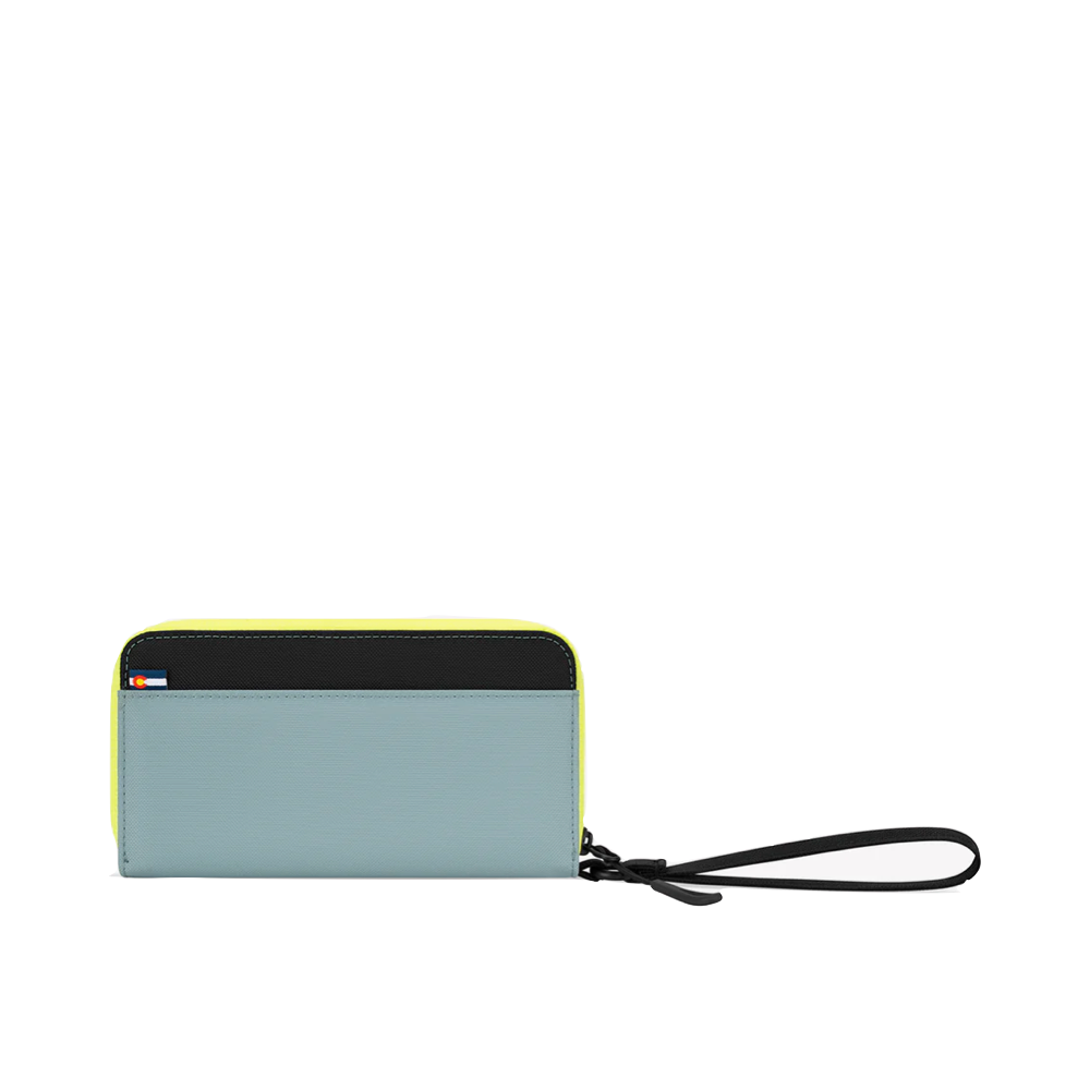 Back view of Sherpani Tulum Zip Wristlet Wallet.