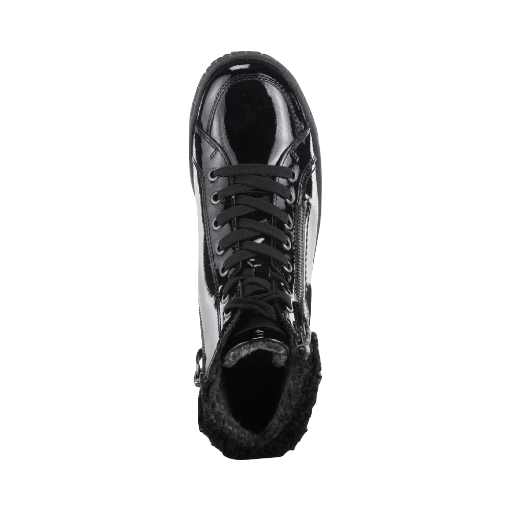 Top-down view of Spring Step Alps Side Zip Water Resistant Boot for women.