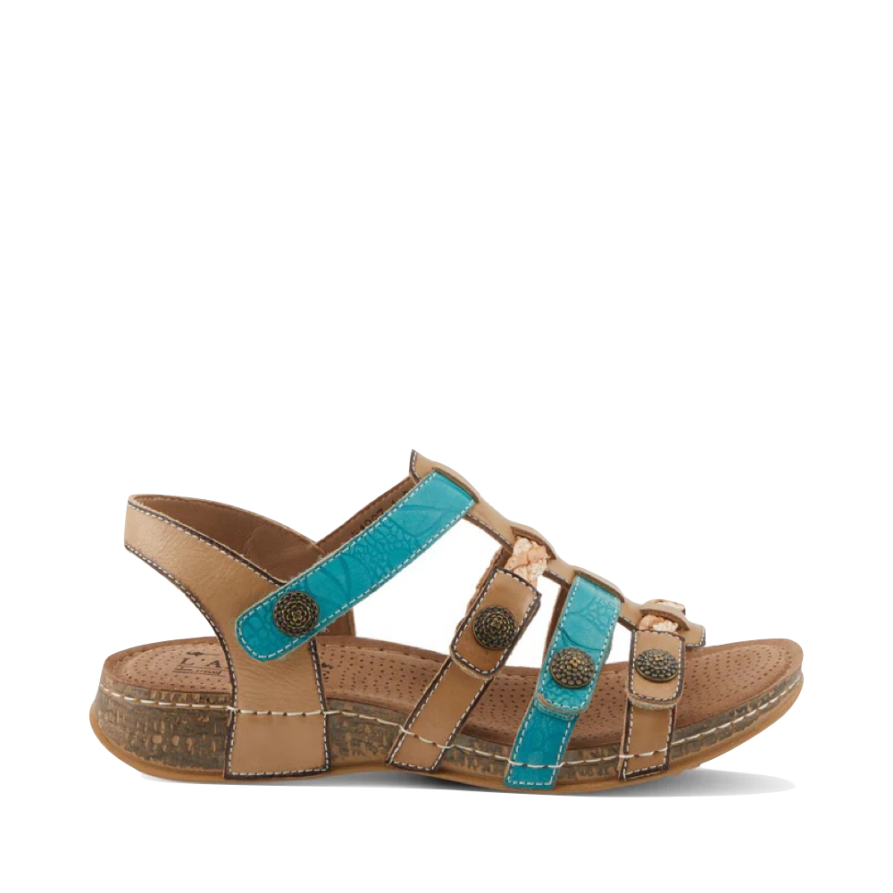 Side (right) view of Spring Step Delila Sandal for women.