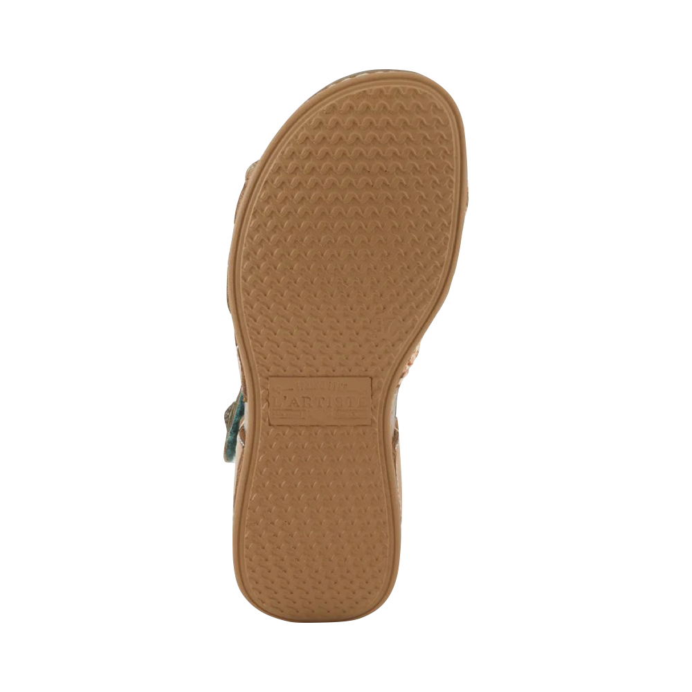 Bottom view of Spring Step Delila Sandal for women.