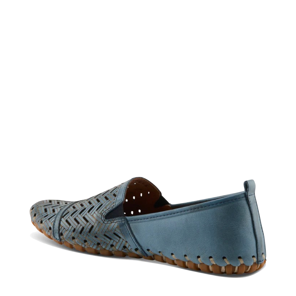 Heel view of Spring Step Kapri Slip On Flat for women.