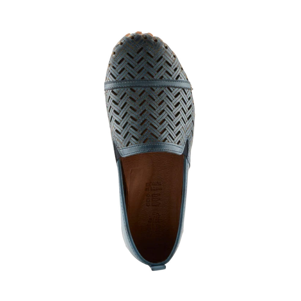 Top-down view of Spring Step Kapri Slip On Flat for women.