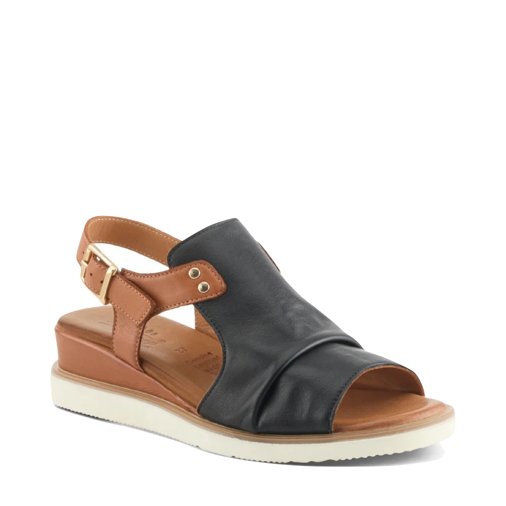 Toe view of Spring Step Locals Wedge Sandal for women.