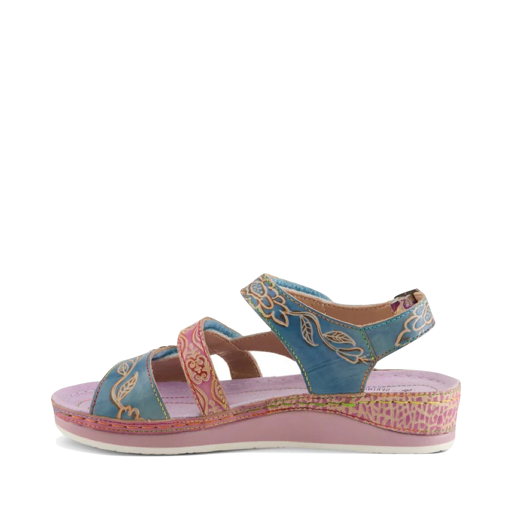 Side (left) view of Spring Step Sumacah Sandal for women.