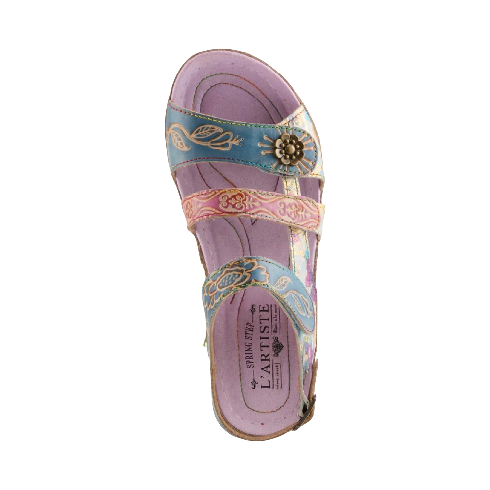 Top-down view of Spring Step Sumacah Sandal for women.