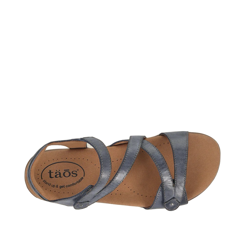 Top-down view of Taos Big Time Sandal for women.