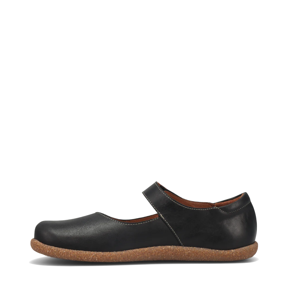 Side (left) view of Taos Ultimate Mary Jane Strap Shoe for women. 