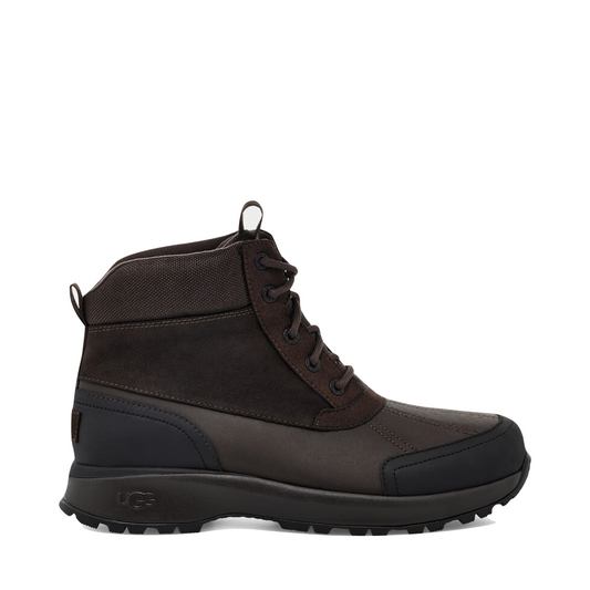 Side (right) view of Ugg Emmett Lace Waterproof Duck Boot for men.