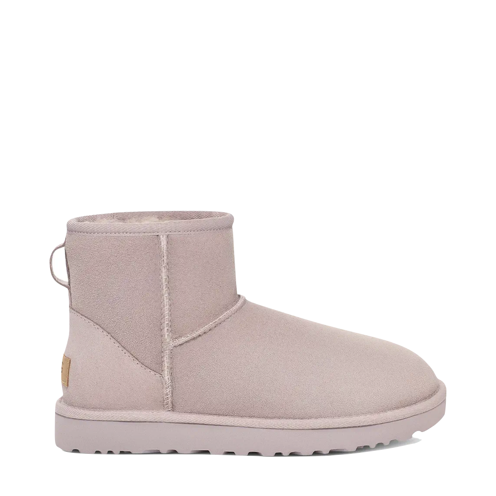 Side (right) view of Ugg Classic Mini 2 Sheepskin Boot for women.