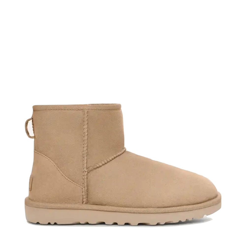 Side (right) view of Ugg Classic Mini 2 Sheepskin Boot for women.