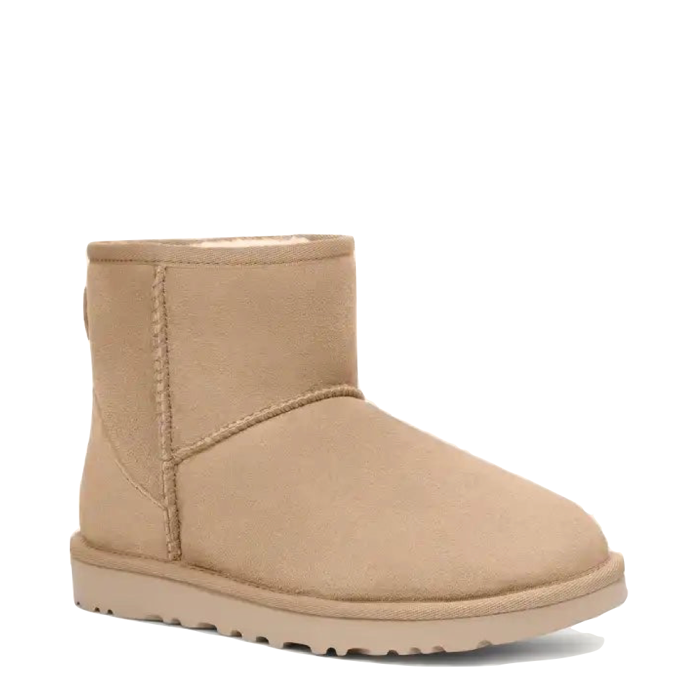 Toe view of Ugg Classic Mini 2 Sheepskin Boot for women.