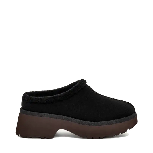 Side (right) view of Ugg New Heights Cozy Clog for women.