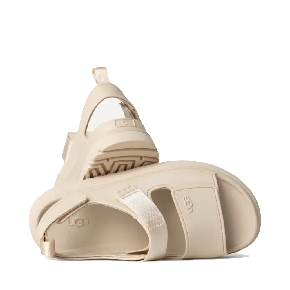 Top-down view of Ugg GoldenGlow Platform Sandal for women.