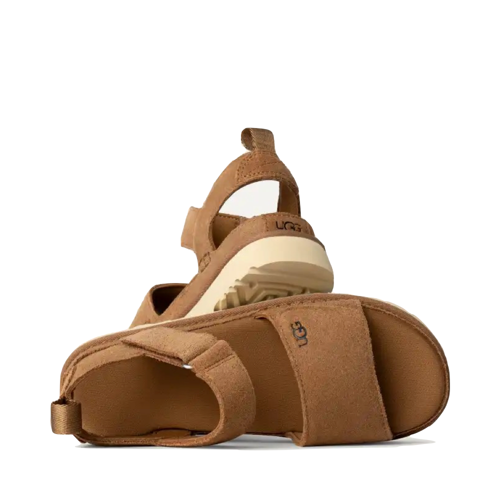 Top-down view of Ugg Goldenstar Platform Sandal for women.